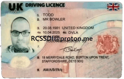 DVLA UK Driving Licence - Image 3