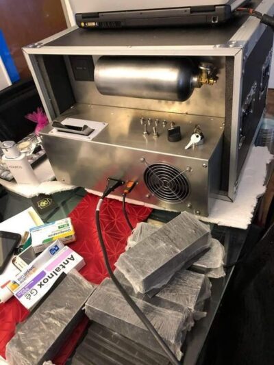 Automatic money cleaning machine
